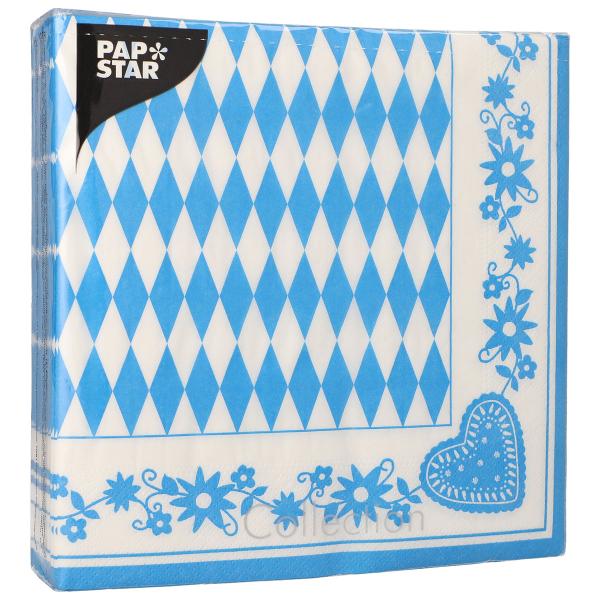 Oktoberfest Engangsservietter Bayersk 50-pak