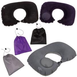 Oppustelig Nakkepude med Pumpe 37 x 24 cm