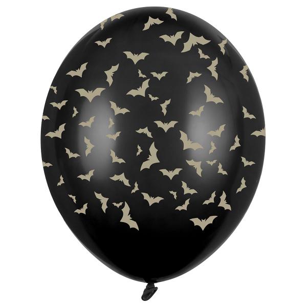 Latexballoner Flagermus Sort Pastel