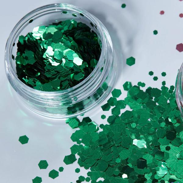 Moon Glitter Classic Chunky Glitter Grøn