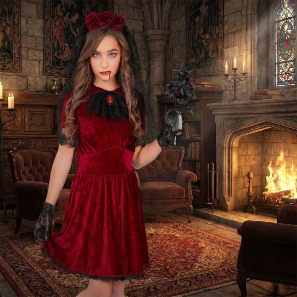 Kostume Gotisk Vampyrbrud Børn