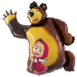 Masha og Bj&oslash;rnen Folieballon