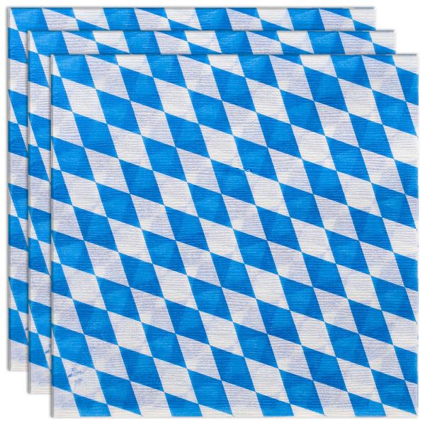 Oktoberfest Engangsservietter Bayersk 100-pak