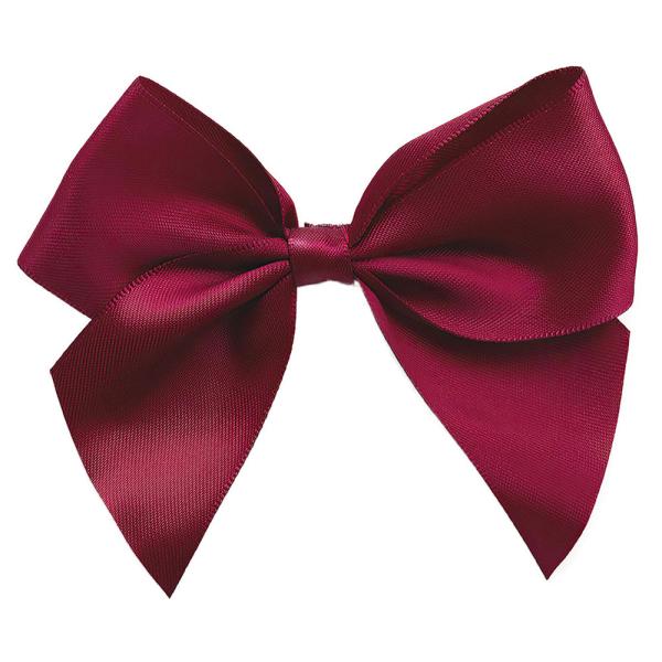 Satinsløjfer Burgundy