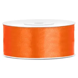 Satinbånd Orange 25 mm