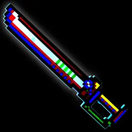 LED Light Up Pixel Legesværd