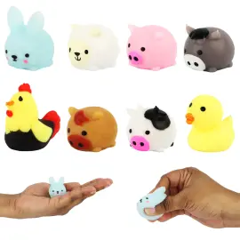 Squishy Bondeg&aring;rdsdyr Leget&oslash;j 3-5 cm