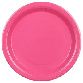 Paptallerkener M&oslash;rkerosa