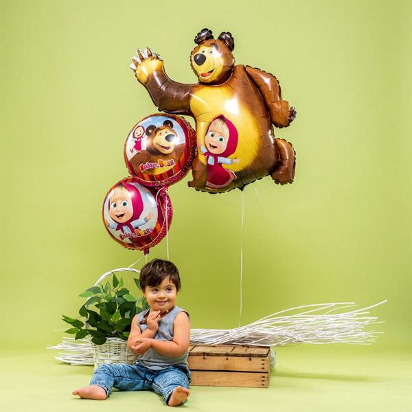 Masha og Bjørnen Folieballon