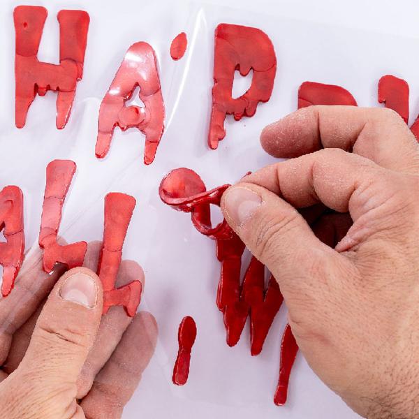 Gel Vinduesdekoration Happy Halloween