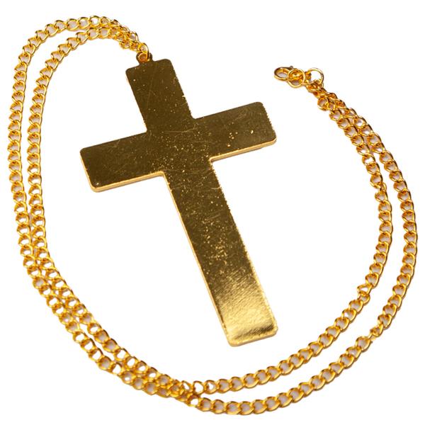 Guld Halskæde med Kors