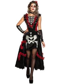 La Muerte Day of the Dead Kjole Kostume