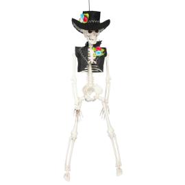Hængende Mexicansk Skeletmand Rekvisit