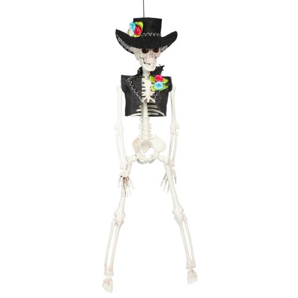 Hængende Mexicansk Skeletmand Rekvisit