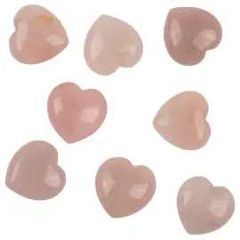 Rosakvarts Hjerte 2,5 cm