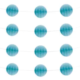Hængende Honeycomb Dekorationer Blå