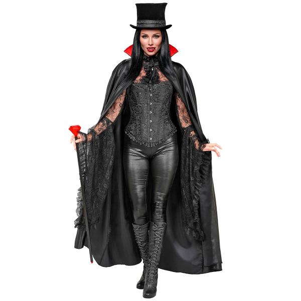 Vampyrkappe Satin