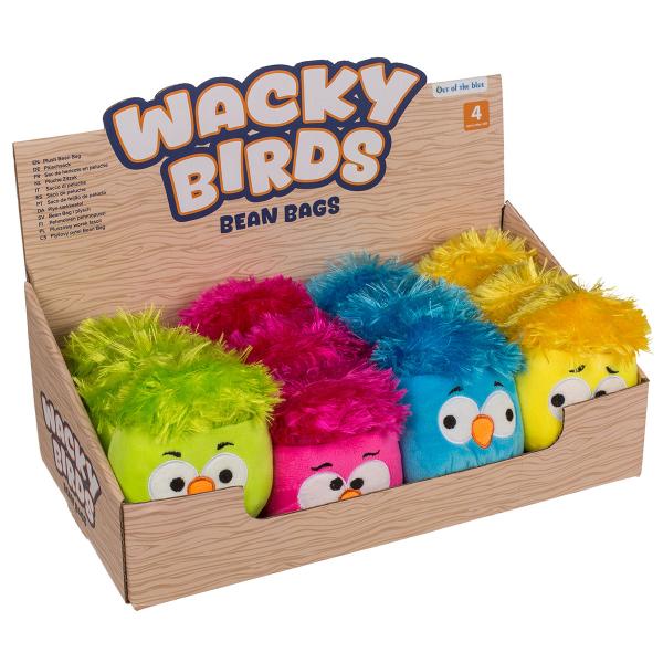 Wacky Bird Plys med Bønner 11 cm