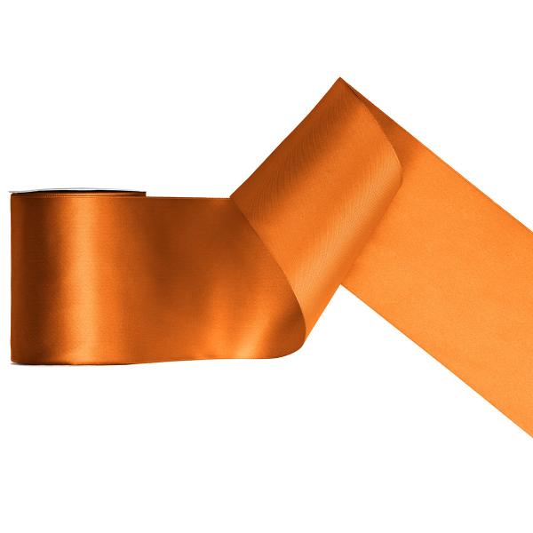 Satinbånd Rustorange 100 mm