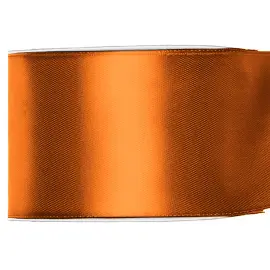 Satinb&aring;nd Rustorange 50 mm