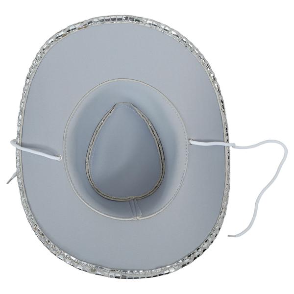 Cowboyhat Disco Sølv