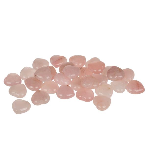 Rosakvarts Hjerte 2,5 cm