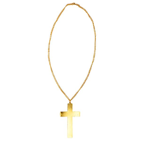 Guld Halskæde med Kors