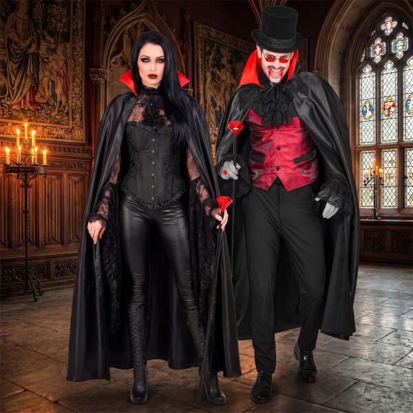 Vampyrkappe Satin