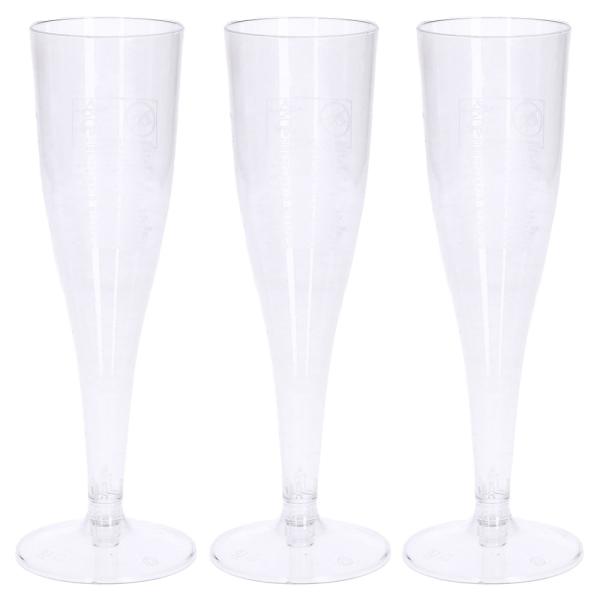 Engangschampagneglas 4-pak
