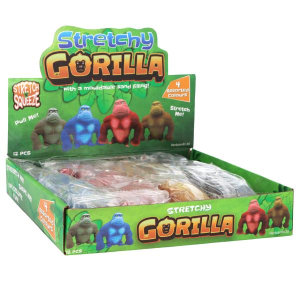 Stretchy Klemmelegetøj Gorilla 7 cm