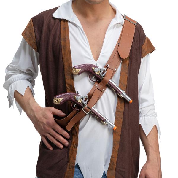 Pirat Skulderhylster med Pistoler
