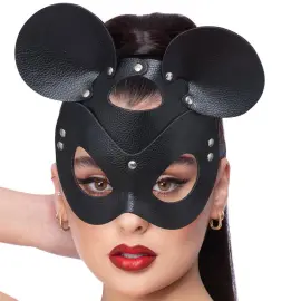 Mus Maske Sort Kunstlæder