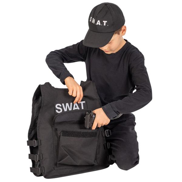 Udklædningssæt SWAT Sort Børn