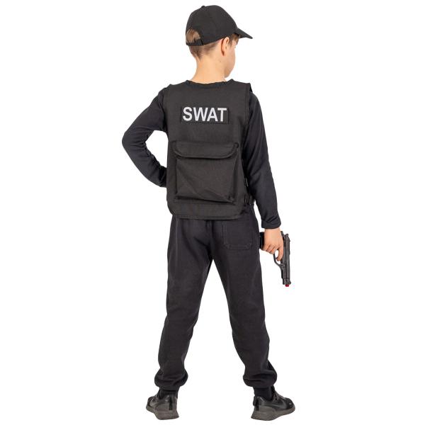 Udklædningssæt SWAT Sort Børn
