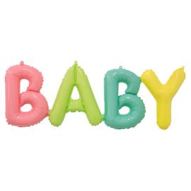 Baby Folieballon Pastel