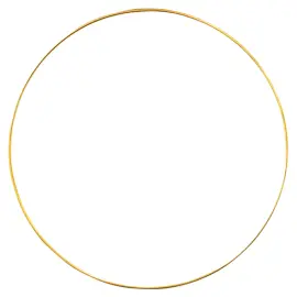Metalring Guld 25 cm