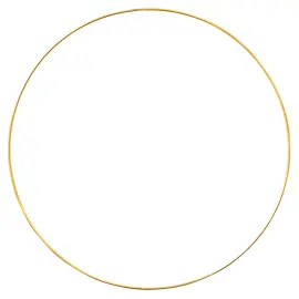 Metalring Guld 35 cm