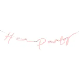 Hen Party Guirlande Lyserød