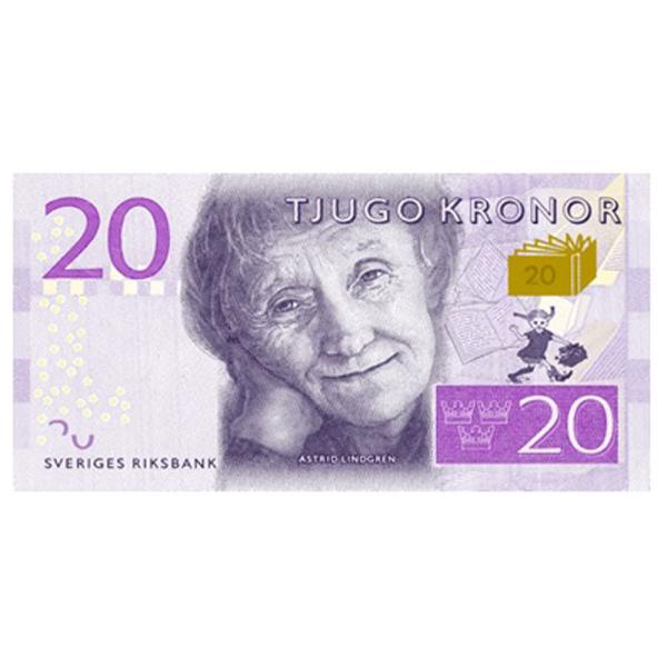 Servietter Svenske 20-Kronerssedler