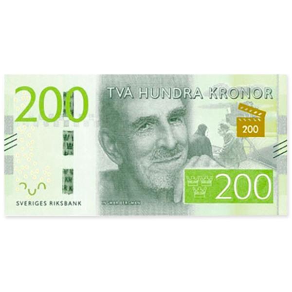 Servietter Svenske 200-Kronerssedler