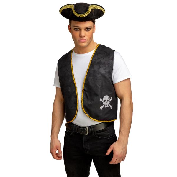 Piratvest Sort