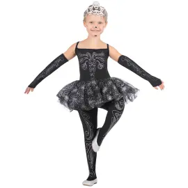 Skelet Ballerina Kostume Børn