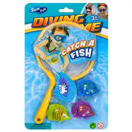 Dykkerleget&oslash;j Fisk med H&aring;v 4 Dele
