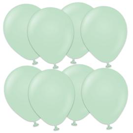 Premium Små Latexballoner Macaron Green