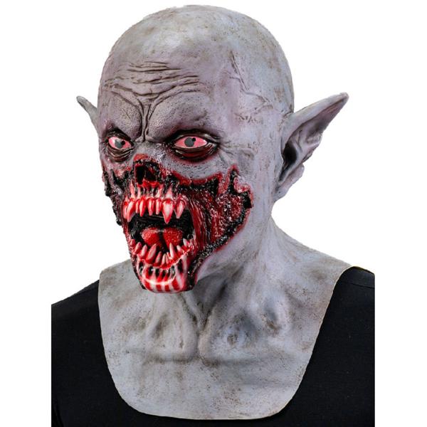 Blodig Vampyrmaske Grå