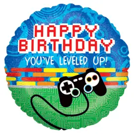 Happy Birthday Ballon You've Leveled Up