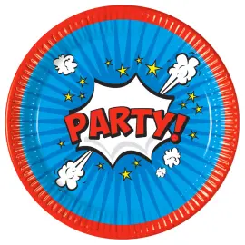 Boom Party Paptallerkener