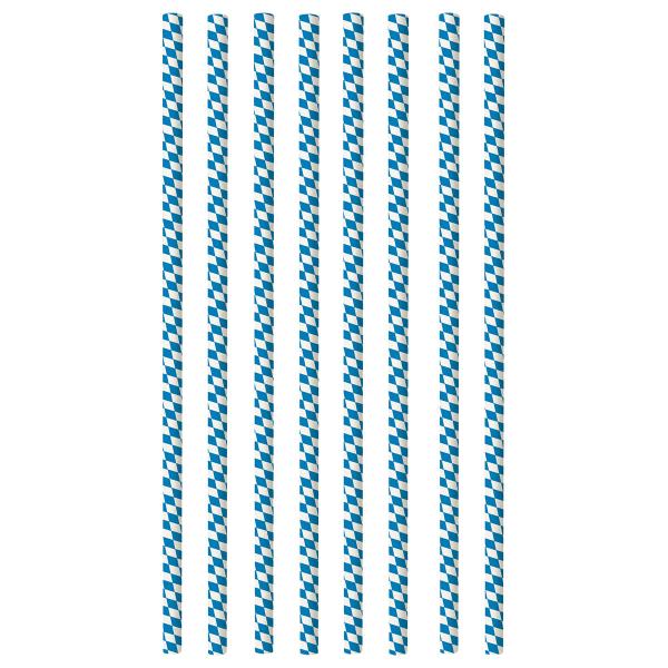 Oktoberfest Papirsugerør Bayersk 100-pak