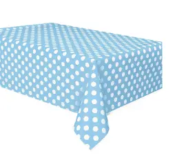 Polka Dot Lyseblå Dug