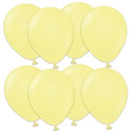 Premium Små Latexballoner Macaron Yellow